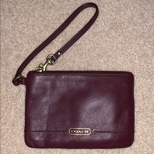 Coach wristlet